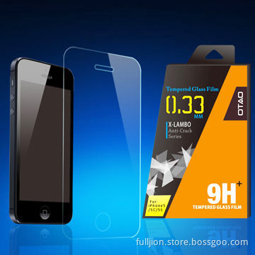 Hot selling tempered screen protector glass for iPhone 5/5s